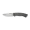 WEKNIFE Essential Knight Flipper Knife Gray Titanium Handle With Etched Pattern (3.6" Satin Finished Bohler M390 Blade) WE24003-3