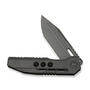 WEKNIFE Gunwale Flipper Knife Gray Titanium Handle (3.87" Gray Stonewashed Bohler M390 Blade) WE24048-1