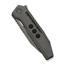 WEKNIFE Gunwale Flipper Knife Gray Titanium Handle (3.87" Gray Stonewashed Bohler M390 Blade) WE24048-1