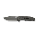 WEKNIFE Gunwale Flipper Knife Gray Titanium Handle (3.87" Gray Stonewashed Bohler M390 Blade) WE24048-1