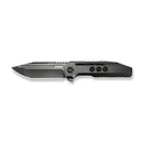 WEKNIFE Gunwale Flipper Knife Polished Gray Titanium Handle (3.87" Polished Gray Bohler M390 Blade) WE24048-2