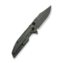 WEKNIFE Muster Flipper & Thumb Stud Knife Olive Gray Titanium Handle (3.83" Gray Stonewashed Bohler M390 Blade) WE23058-2