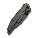 WEKNIFE Muster Flipper & Thumb Stud Knife Olive Gray Titanium Handle (3.83" Gray Stonewashed Bohler M390 Blade) WE23058-2