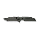 WEKNIFE Muster Flipper & Thumb Stud Knife Olive Gray Titanium Handle (3.83" Gray Stonewashed Bohler M390 Blade) WE23058-2
