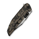 WEKNIFE Muster Flipper & Thumb Stud Knife Desert Terrain Titanium Handle (3.83" Black Stonewashed Bohler M390 Blade, Satin Flat) WE23058-3