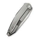 WEKNIFE Tally Flipper Knife Polished Bead Blasted Titanium Handle (3.91" Hand Rubbed Satin Bohler M390 Blade) WE23090-2