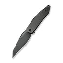 WEKNIFE Tally Flipper Knife Polished Gray Titanium Handle (3.91" Polished Gray Bohler M390 Blade) WE23090-3