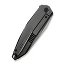 WEKNIFE Tally Flipper Knife Polished Gray Titanium Handle (3.91" Polished Gray Bohler M390 Blade) WE23090-3