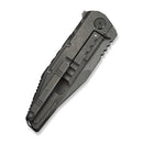 WEKNIFE Temper Flipper Knife Gray Titanium Handle (3.93" Gray Stonewashed Bohler M390 Blade) WE25079-1