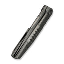 WEKNIFE Temper Flipper Knife Gray Titanium Handle (3.93" Gray Stonewashed Bohler M390 Blade) WE25079-1