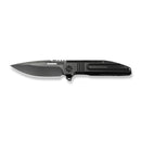 WEKNIFE Tracks Flipper Knife Polished Gray Titanium Handle (3.88" Polished Gray Bohler M390 Blade) WE23059-1