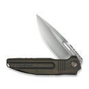 WEKNIFE Tracks Flipper Knife Bronze Titanium Handle (3.88" Hand Rubbed Satin Bohler M390 Blade) WE23059-2