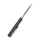 WEKNIFE Tracks Flipper Knife Bronze Titanium Handle (3.88" Hand Rubbed Satin Bohler M390 Blade) WE23059-2