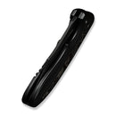 WEKNIFE VARG Flipper Knife Black & Golden Titanium Handle With Copper Foil Carbon Fiber Inlay (2.96" Black Stonewashed CPM MagnaCut Blade) WE25074-1