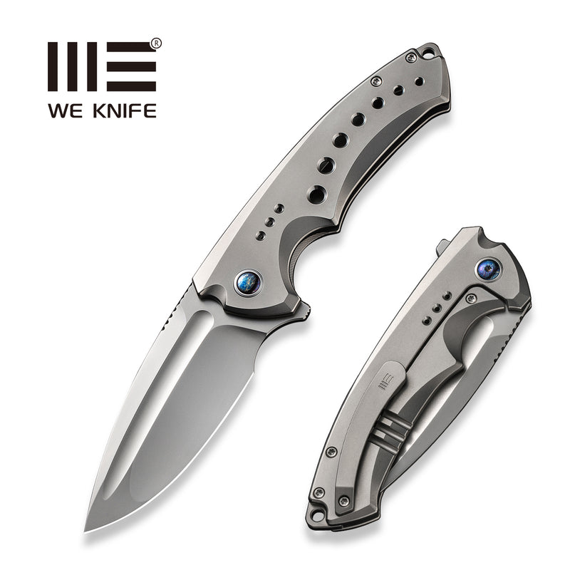 WEKNIFE Nexusia Flipper Knife Titanium Handle (3.48" CPM 20CV Blade) WE22044-4