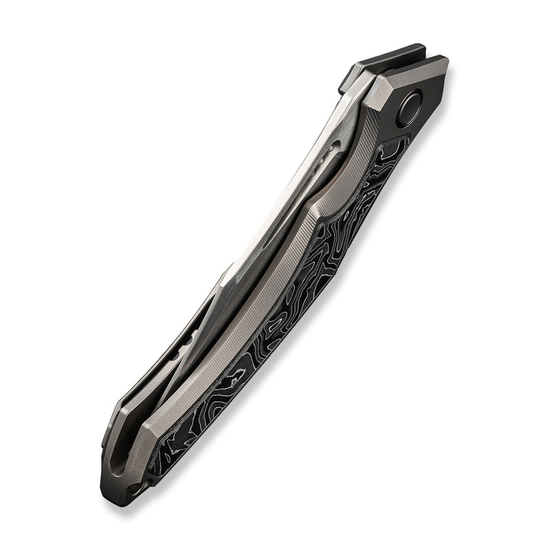 WEKNIFE Orpheus Flipper Knife Titanium & Carbon Fiber Handle (3.48" CPM 20CV Blade) WE23009-2
