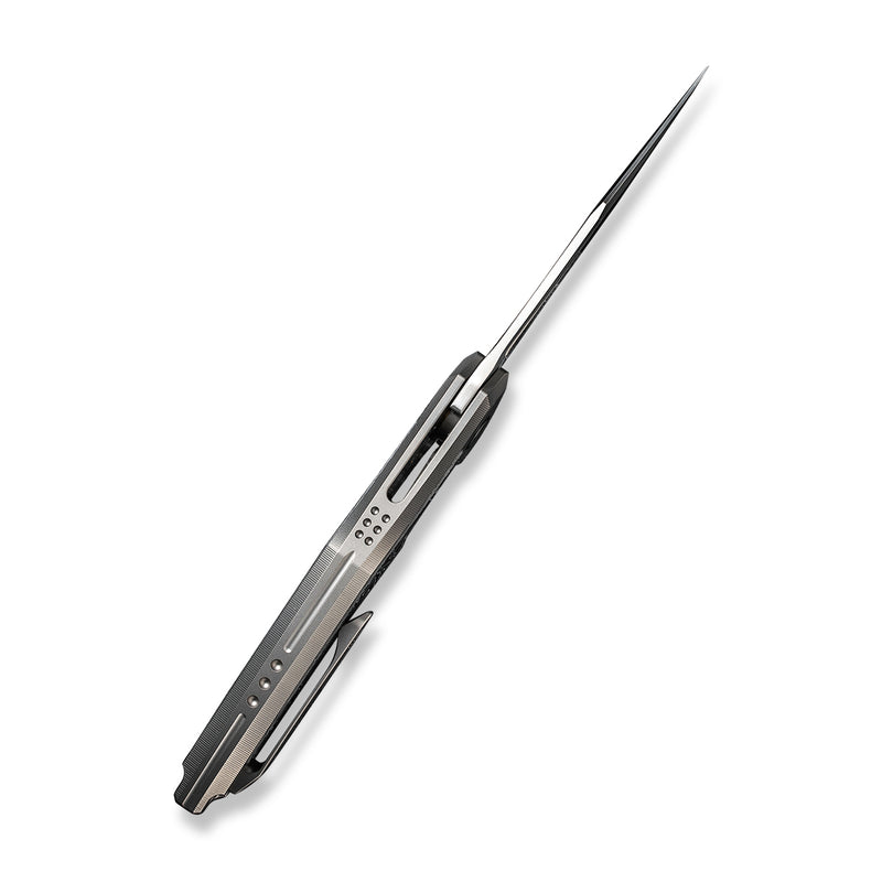 WEKNIFE Orpheus Flipper Knife Titanium & Carbon Fiber Handle (3.48" CPM 20CV Blade) WE23009-2