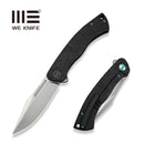 WEKNIFE Essential Knight Flipper Knife Black Titanium Handle With Etched Pattern (3.6" Satin Finished Bohler M390 Blade) WE24003-1