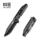 WEKNIFE Gunwale Flipper Knife Polished Gray Titanium Handle (3.87" Polished Gray Bohler M390 Blade) WE24048-2
