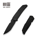 WEKNIFE Capstan Flipper Knife Black Titanium Handle (3.91" Black Stonewashed Bohler M390 Blade) WE24047-1