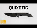 WEKNIFE Quixotic Flipper Knife Titanium Handle (3.45" CPM 20CV Blade) WE21016-2