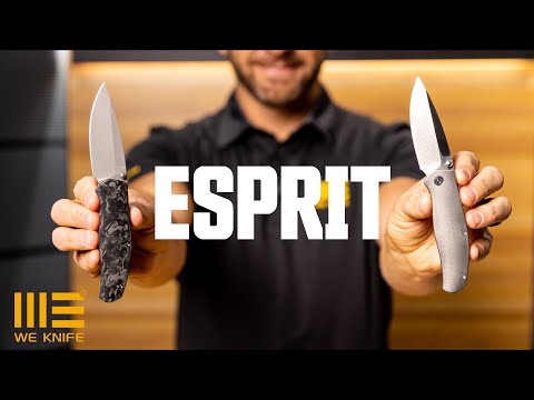 WEKNIFE Esprit Thumb Stud & Front Flipper Knife Titanium & Carbon Fibe – We  Knife