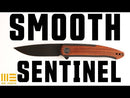 WEKNIFE Smooth Sentinel Flipper Knife Titanium & Wood Handle (2.97" CPM 20CV Blade) WE20043-3