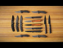 WEKNIFE Peer Flipper Knife Titanium & Carbon Fiber Handle (3.46" CPM 20CV Blade) 2015D