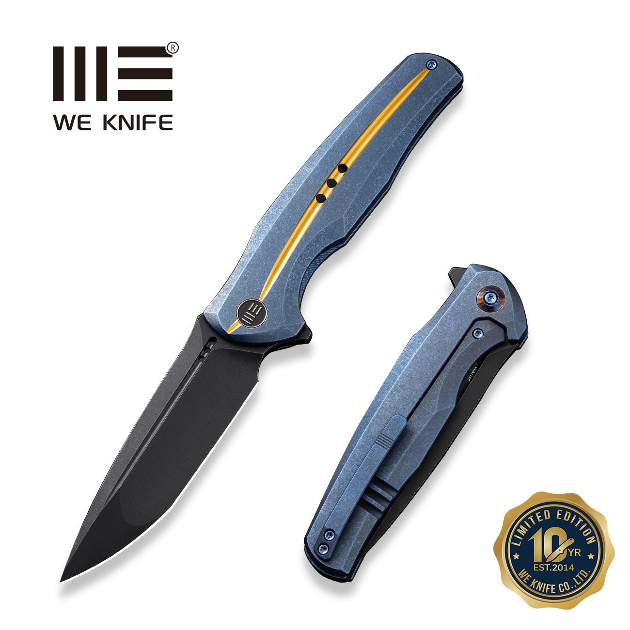 WEKNIFE 601X Flipper Knife Titanium Handle (3.82
