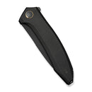 WEKNIFE Acuminal Flipper Knife Black Titanium Handle (3.98" Black Stonewashed Vanax Blade) WE23070 - 1