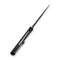 WEKNIFE Acuminal Flipper Knife Black Titanium Handle (3.98" Black Stonewashed Vanax Blade) WE23070 - 1
