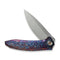 WEKNIFE Acuminal Flipper Knife Flamed Titanium Handle (3.98" Polished Bead Blasted Vanax Blade) WE23070 - 4