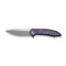 WEKNIFE Acuminal Flipper Knife Flamed Titanium Handle (3.98" Polished Bead Blasted Vanax Blade) WE23070 - 4
