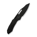 WEKNIFE Bogey Flipper & Thumb Hole Knife Black Titanium Handle (3.64" Black Stonewashed Bohler M390 Blade) WE23088-1 - We Knife
