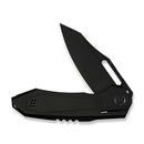 WEKNIFE Bogey Flipper & Thumb Hole Knife Black Titanium Handle (3.64" Black Stonewashed Bohler M390 Blade) WE23088-1 - We Knife