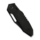 WEKNIFE Bogey Flipper & Thumb Hole Knife Black Titanium Handle (3.64" Black Stonewashed Bohler M390 Blade) WE23088-1 - We Knife