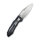 WEKNIFE Bogey Flipper & Thumb Hole Knife Blue & Satin Titanium Handle (3.64" Hand Rubbed Satin Bohler M390 Blade) WE23088-3 - We Knife