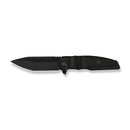 WEKNIFE Breach Flipper Knife Black Titanium Handle (3.85" Black Stonewashed Bevels, Black Brushed Flats Bohler M390 Blade) WE25077 - 2 - We Knife