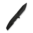 WEKNIFE Breach Flipper Knife Black Titanium Handle (3.85" Black Stonewashed Bevels, Black Brushed Flats Bohler M390 Blade) WE25077 - 2 - We Knife