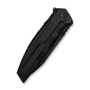 WEKNIFE Breach Flipper Knife Black Titanium Handle (3.85" Black Stonewashed Bevels, Black Brushed Flats Bohler M390 Blade) WE25077 - 2 - We Knife