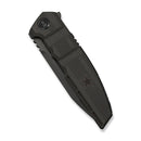 WEKNIFE Breach Flipper Knife Charcoal Gray Titanium Handle (3.85" Dark Gray Stonewashed Bohler M390 Blade) WE25077 - 1 - We Knife