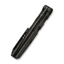 WEKNIFE Breach Flipper Knife Charcoal Gray Titanium Handle (3.85" Dark Gray Stonewashed Bohler M390 Blade) WE25077 - 1 - We Knife
