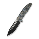 WEKNIFE Breach Flipper Knife Pixel Pattern Titanium Handle (3.85" Black Stonewashed Bohler M390 Blade, Satin Flat) WE25077 - 3 - We Knife