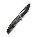 WEKNIFE Breach Flipper Knife Pixel Pattern Titanium Handle (3.85" Black Stonewashed Bohler M390 Blade, Satin Flat) WE25077 - 3 - We Knife