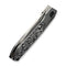 WEKNIFE Brr15 Flipper Knife Gray Titanium Handle With Aluminum Foil Carbon Fiber Inlay (3.25" Stonewashed Bohler M390 Blade) WE24007 - 2