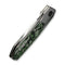WEKNIFE Brr15 Flipper Knife Gray Titanium Handle With Jungle Wear FatCarbon Fiber Inlay (3.25" Hand Rubbed Satin Bohler M390 Blade) WE24007 - 4