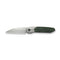WEKNIFE Brr15 Flipper Knife Gray Titanium Handle With Jungle Wear FatCarbon Fiber Inlay (3.25" Hand Rubbed Satin Bohler M390 Blade) WE24007 - 4