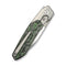 WEKNIFE Brr15 Flipper Knife Gray Titanium Handle With Jungle Wear FatCarbon Fiber Inlay (3.25" Hand Rubbed Satin Bohler M390 Blade) WE24007 - 4