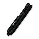 WEKNIFE Capstan Flipper Knife Black Titanium Handle (3.91" Black Stonewashed Bohler M390 Blade) WE24047-1 - We Knife