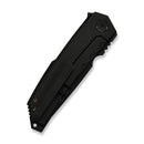 WEKNIFE Capstan Flipper Knife Black Titanium Handle (3.91" Black Stonewashed Bohler M390 Blade) WE24047-1 - We Knife